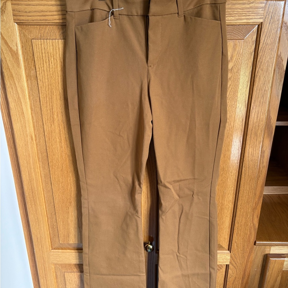Old Navy Tan Boot Cut Pants Flare Design
